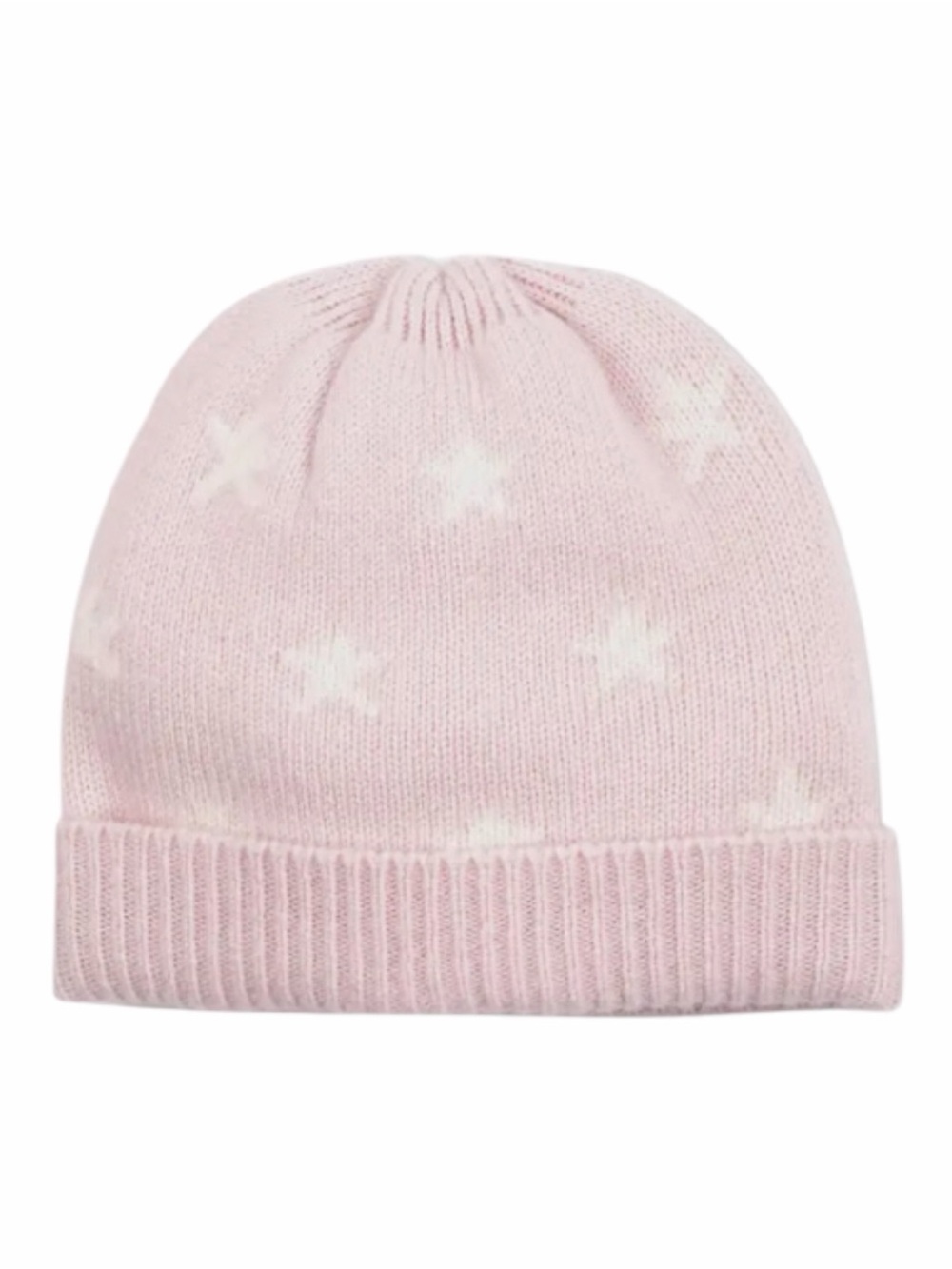 Quince Baby 100% Cashmere Star Beanie Minimal Pink 0-6M Infant NWT